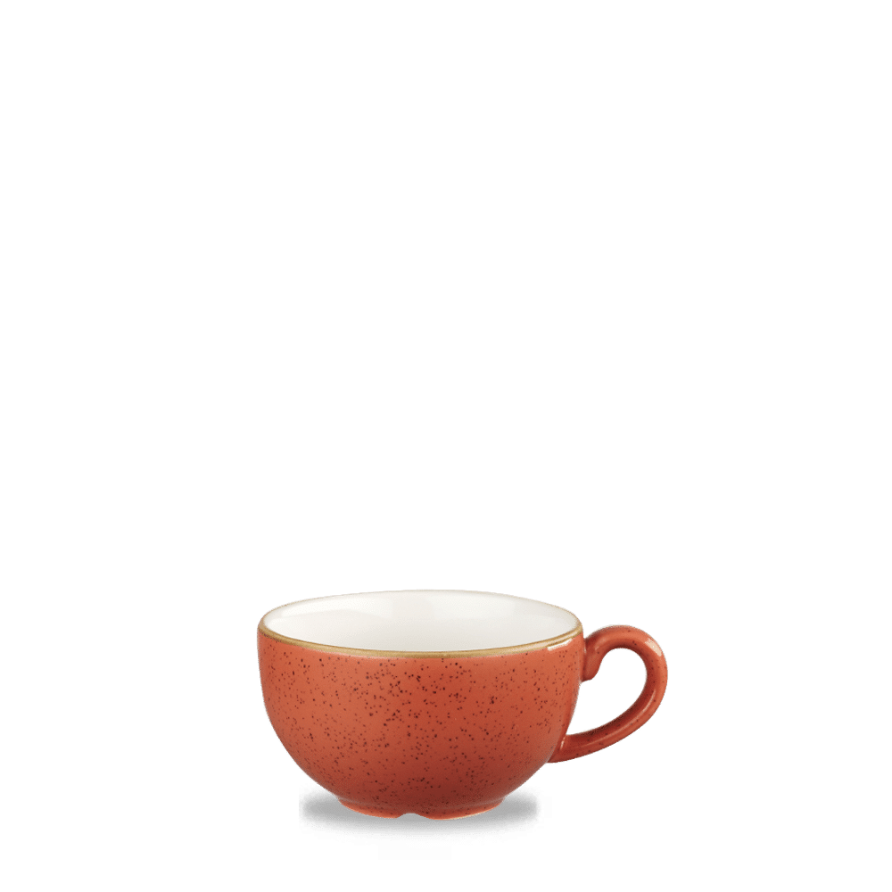Stonecast 12 oz. Spiced Orange Cappuccino Cup