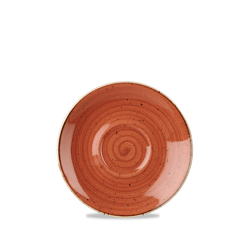 Stonecast 6 1/4" Spiced Orange Round Saucer