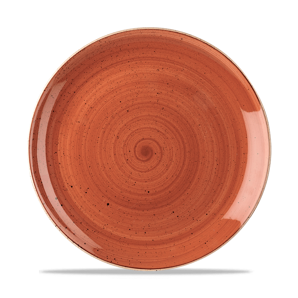 Stonecast 10 1/4" Spiced Orange Coupe Plate
