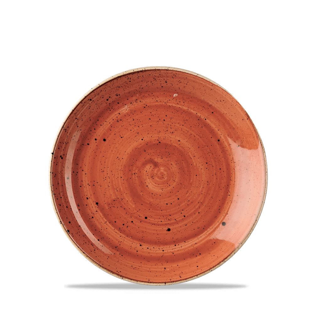 Stonecast 6 1/2" Spiced Orange Coupe Plate
