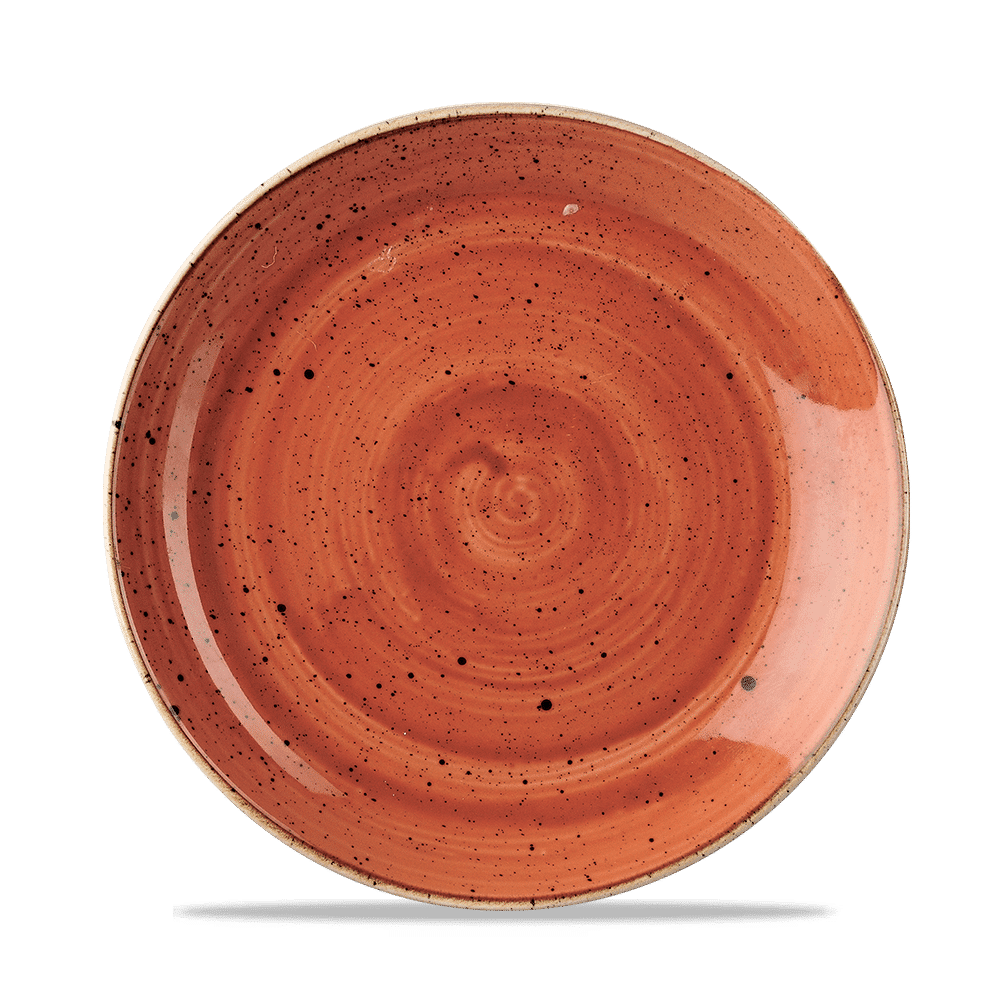 Stonecast 8 2/3" Spiced Orange Coupe Plate