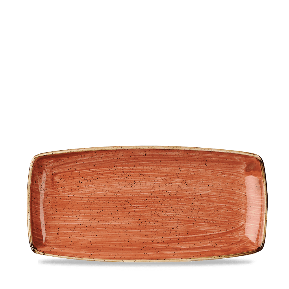 Stonecast 11 3/4" x 6" Spiced Orange Oblong Plate