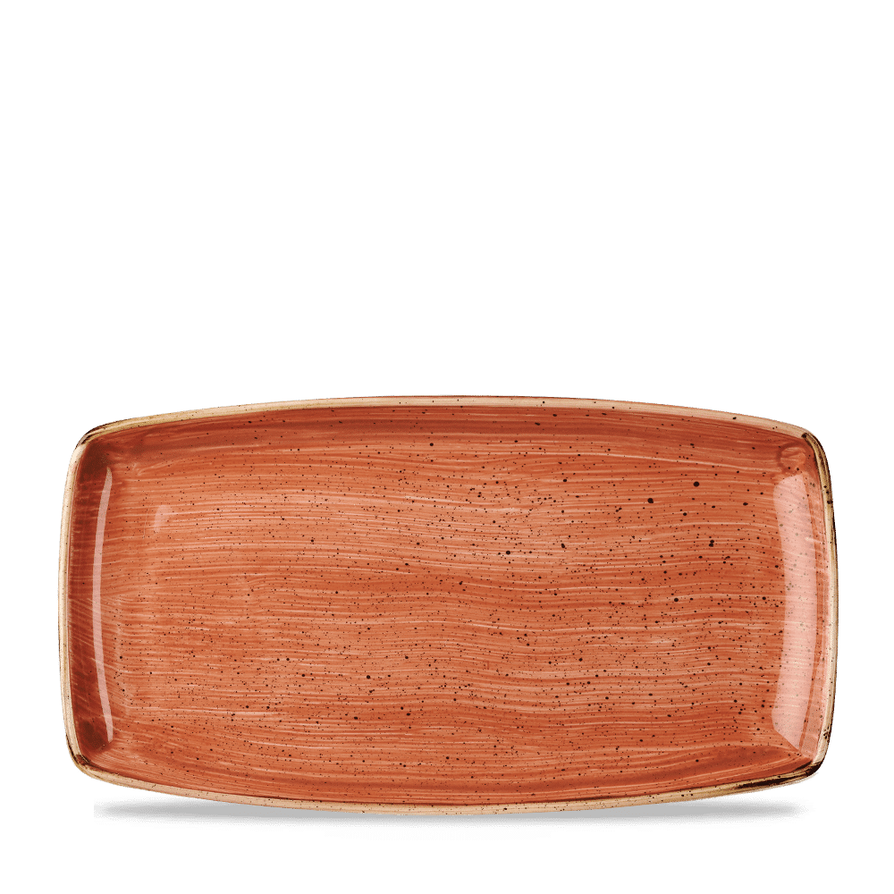 Stonecast 14" x 7 1/4" Spiced Orange Oblong Plate