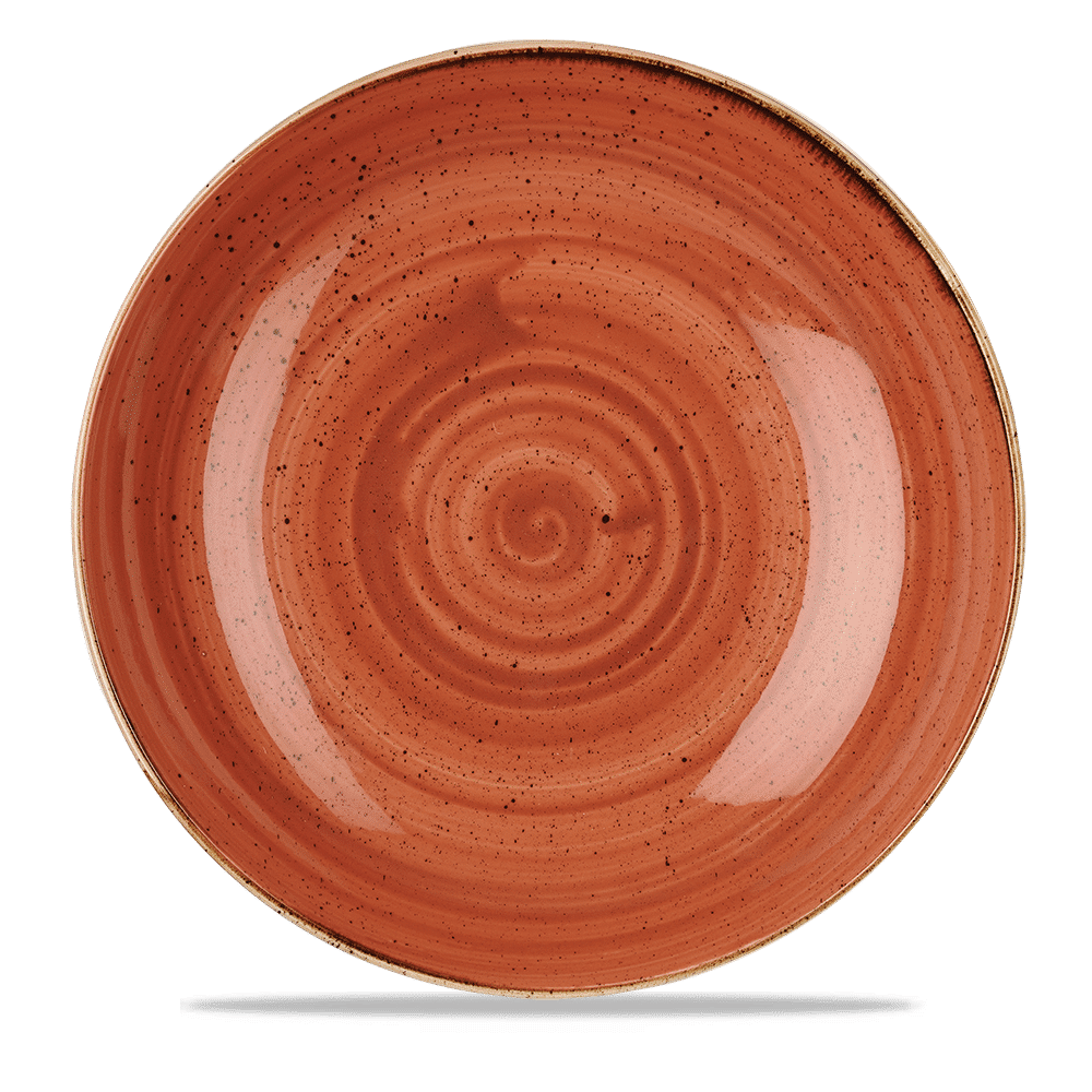 Stonecast 84-1/2 oz. Spiced Orange Coupe Bowl
