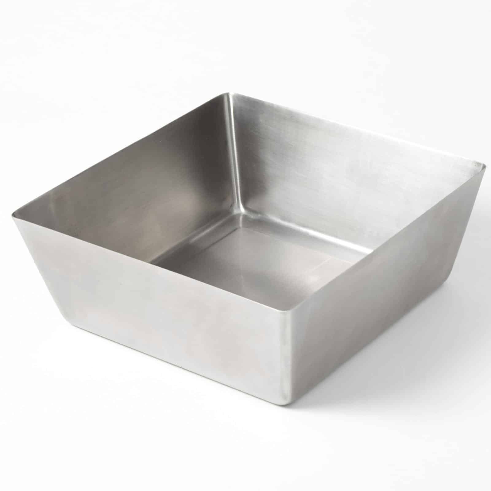 254 oz. Square Bowl, Satin Finish
