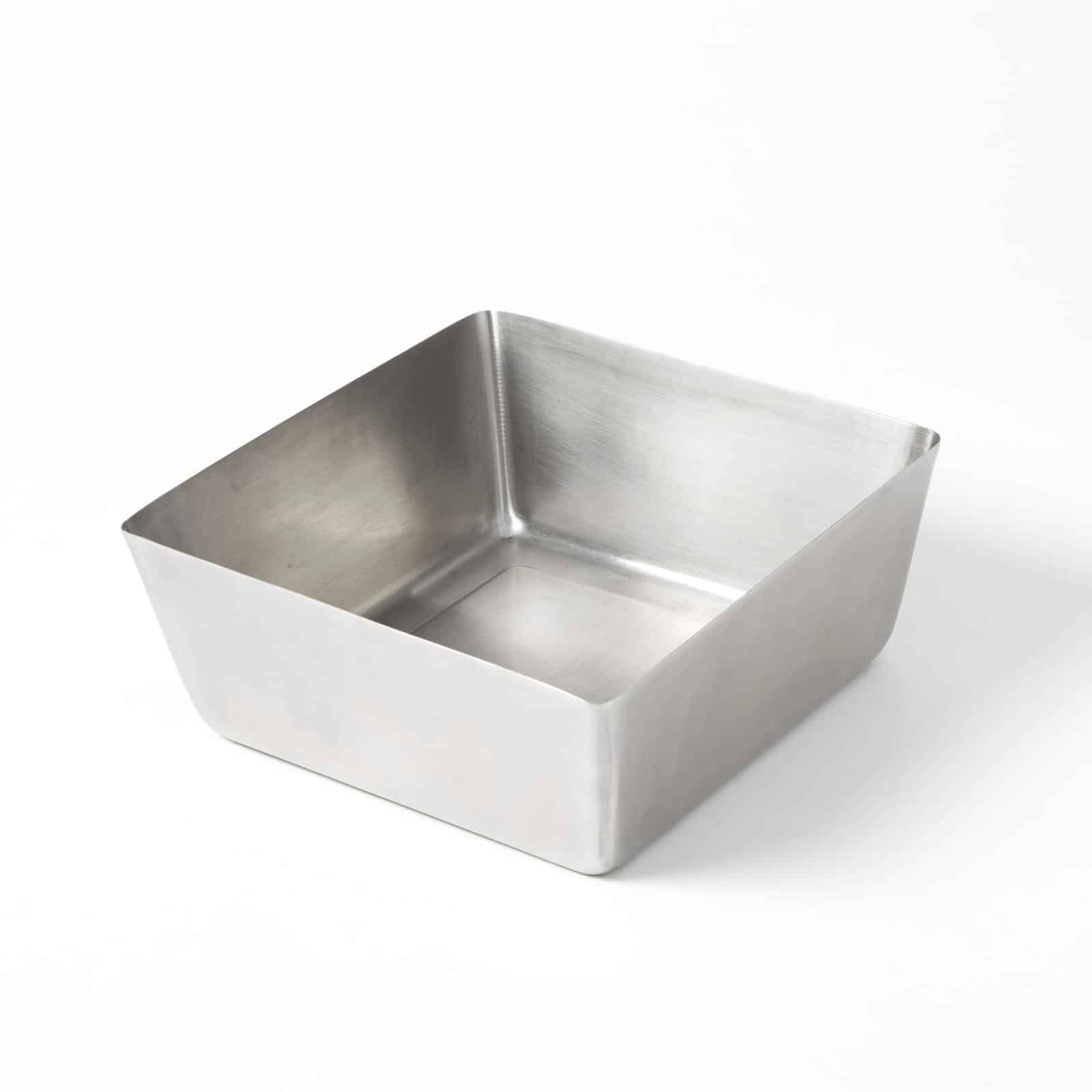 146 oz. Square Bowl, Satin Finish