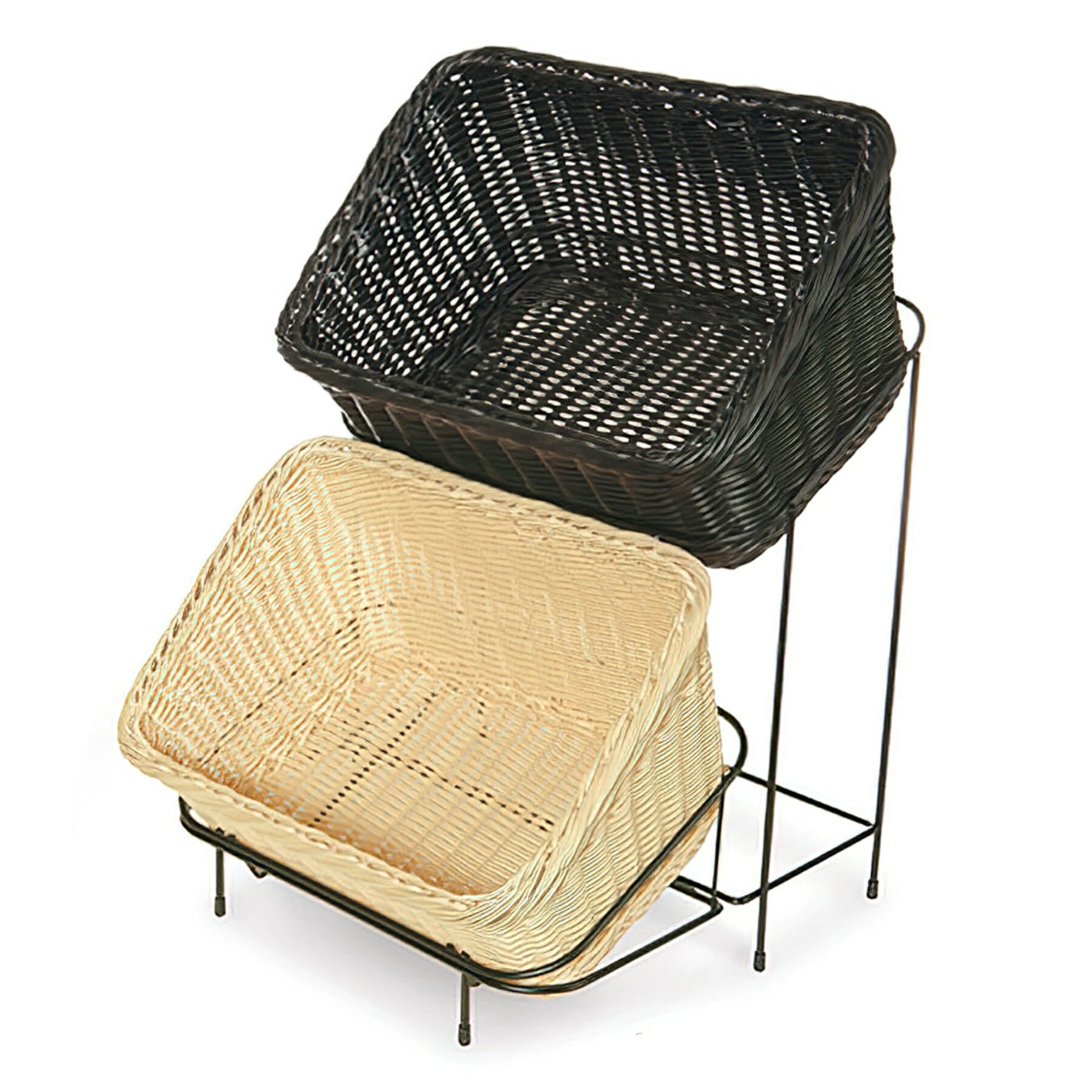 Black Metal Rack for 2 WB-1510 Baskets