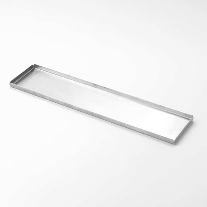 20-1/8" x 4-1/2" Stainless Steel Serving Tray, Satin Finish