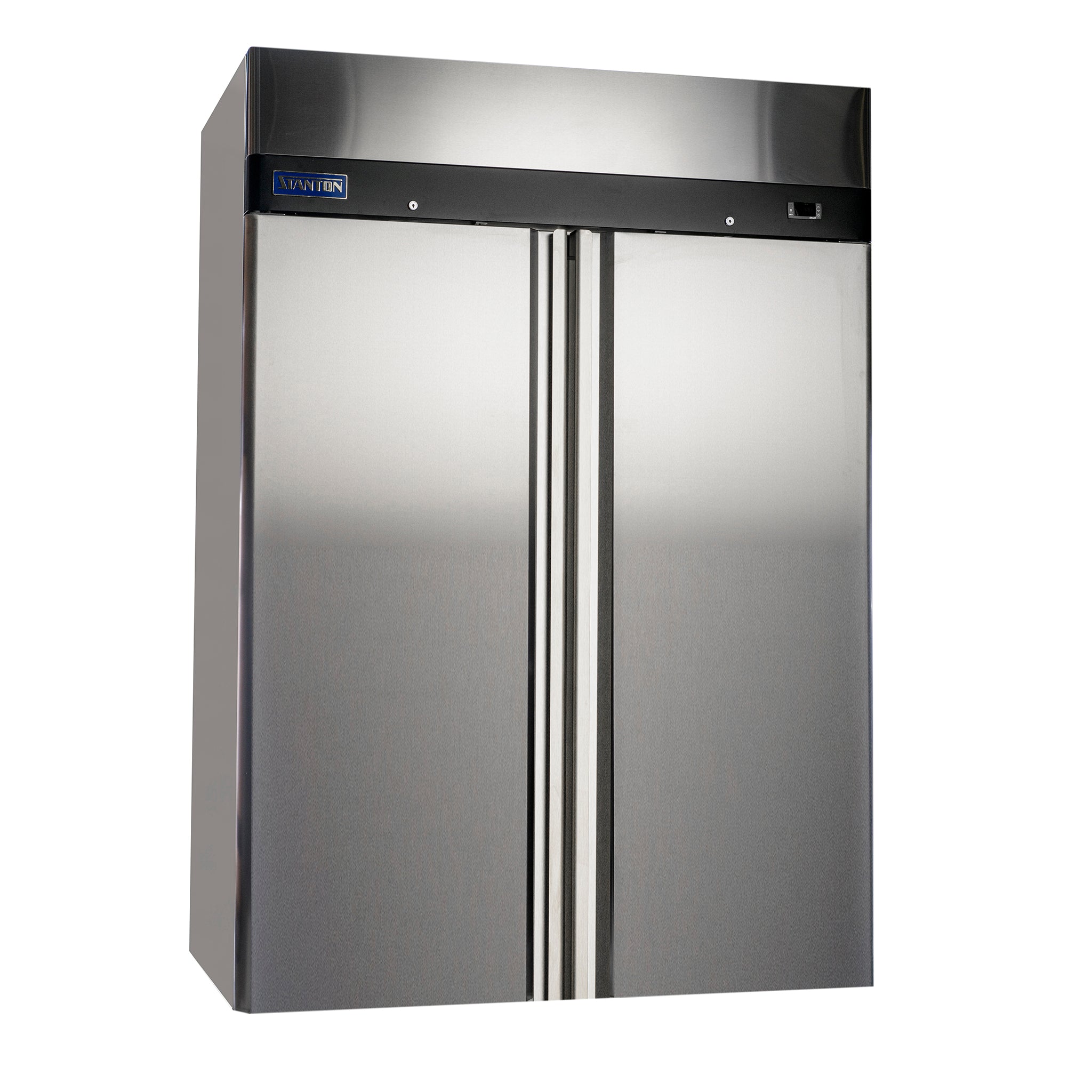 Reach-In Freezer Stainless Steel Interior Solid Door Top mount compressor, 2 Door
