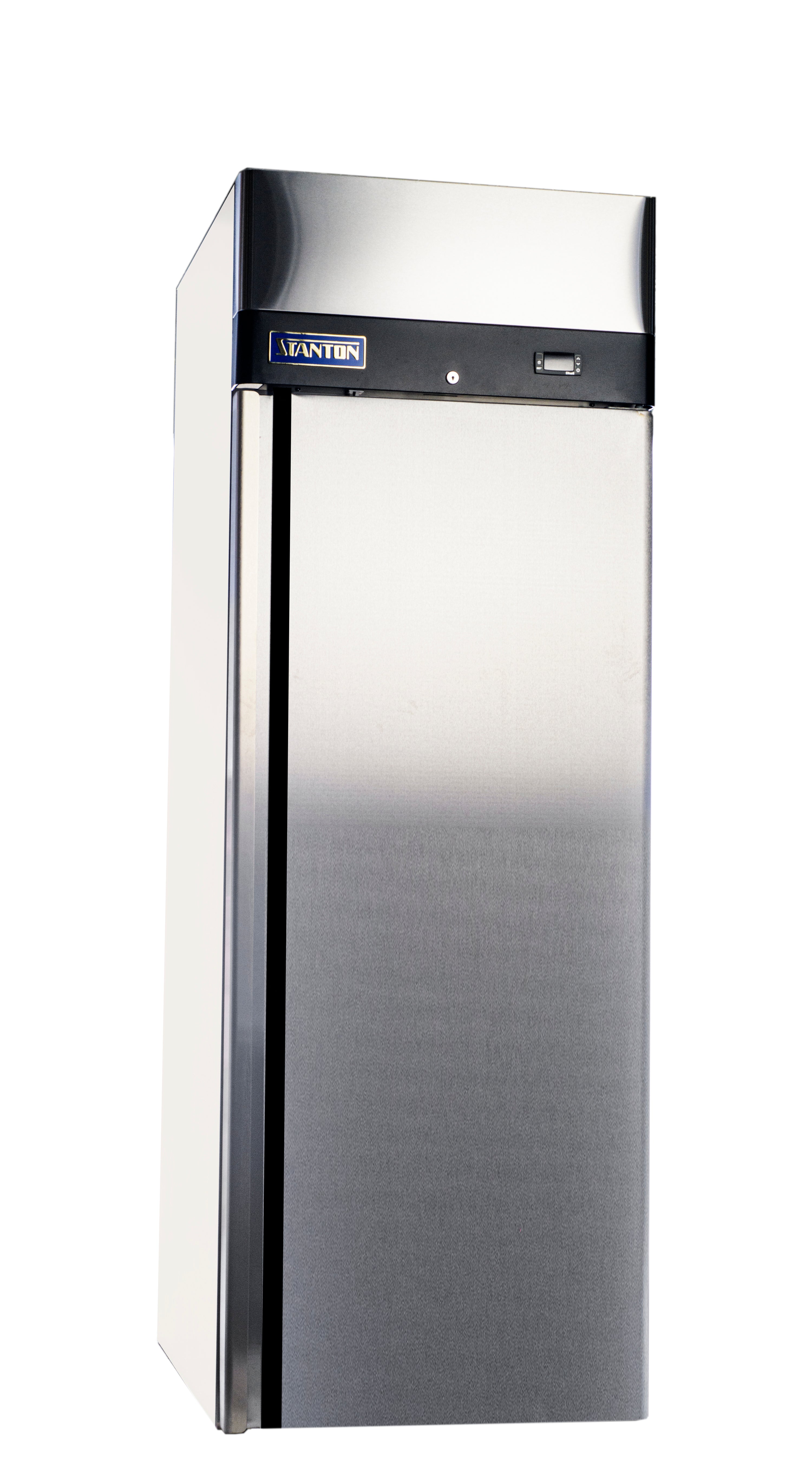 Reach-In Refrigerator Stainless Steel Interior Solid Door Top mount compressor, 1 Door