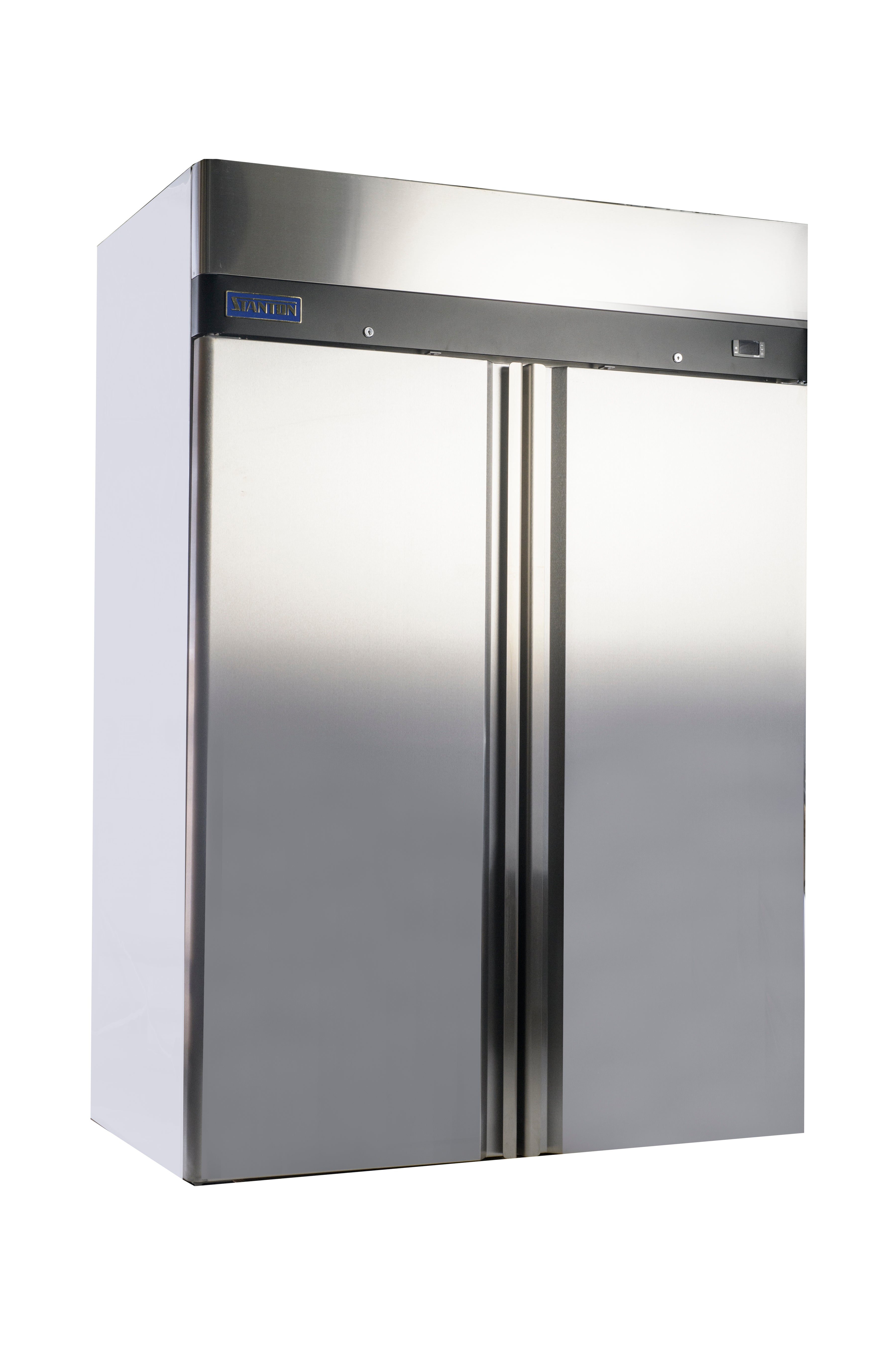 Reach-In Refrigerator Stainless Steel Interior Solid Door Top mount compressor, 2 Door