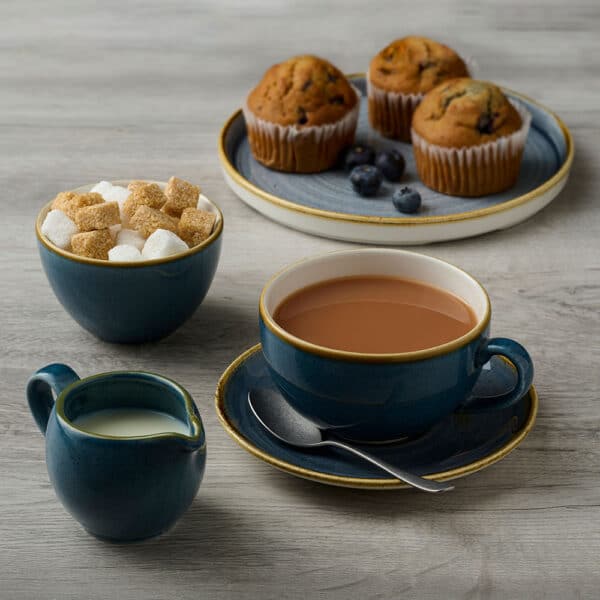 Stonecast 6 1/4" Blueberry Saucer