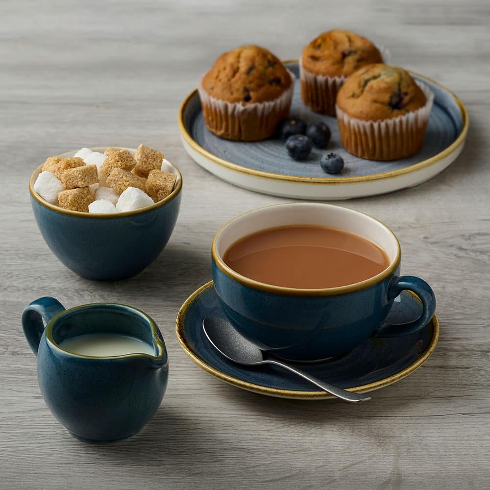 Stonecast 8 oz. Blueberry Cappuccino Cup