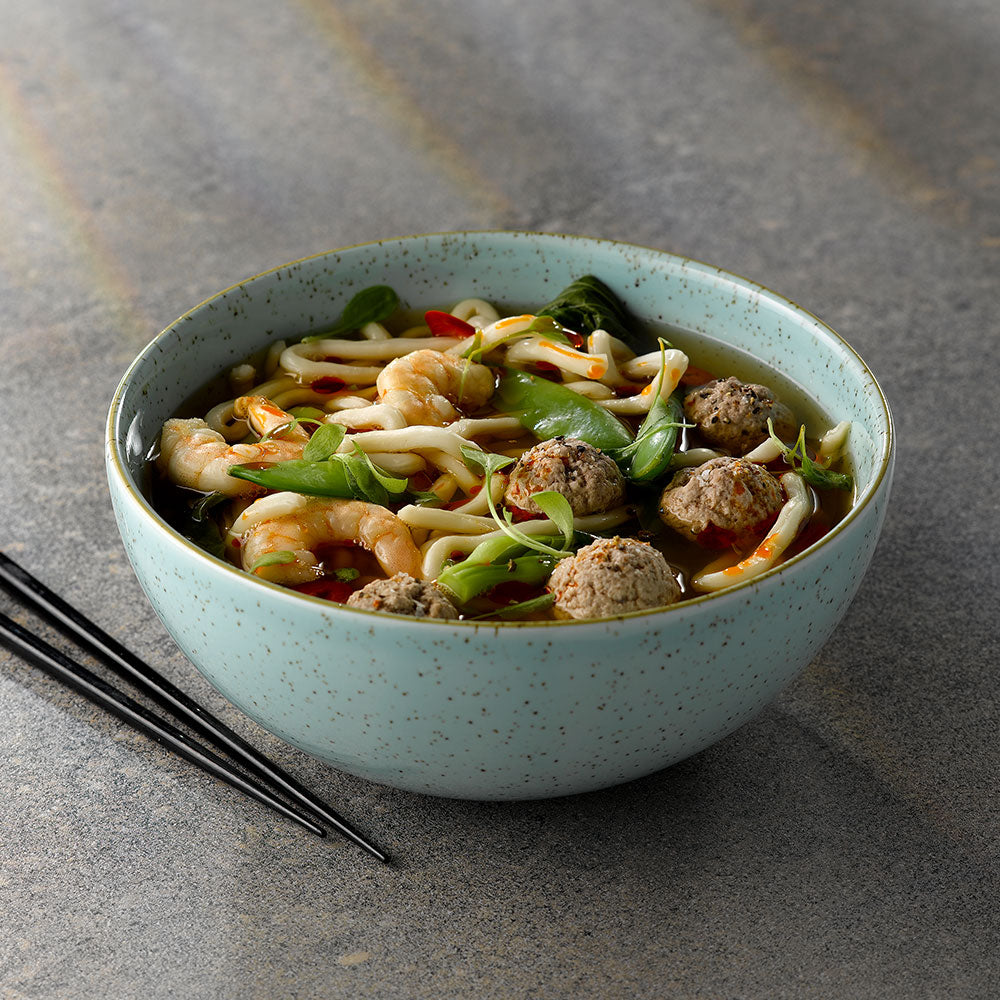 Stonecast 37-4/5 oz. Duck Egg Blue Noodle Bowl