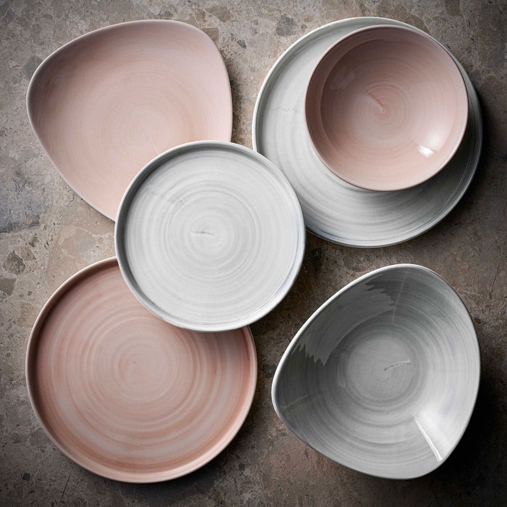 Stonecast Canvas 10 2/8" Grey Walled Plate