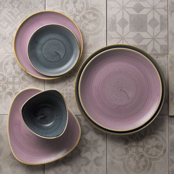 Stonecast 8 2/3" Lavender Coupe Plate
