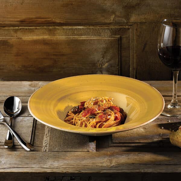 Stonecast 10 oz. Mustard Seed Yellow Round Bowl
