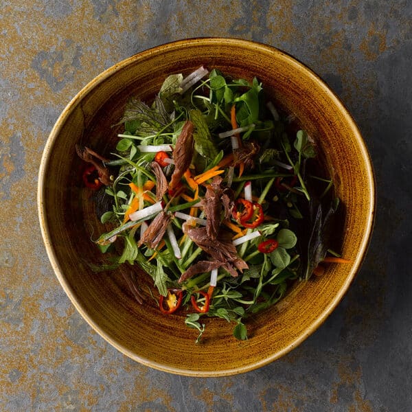 Stonecast Patina 38 oz. Vintage Copper Organic Round Bowl