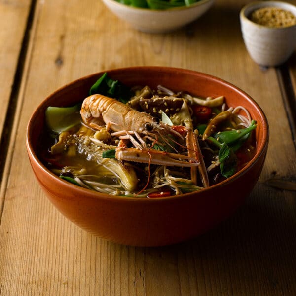 Stonecast 5 oz. Spiced Orange Noodle Bowl