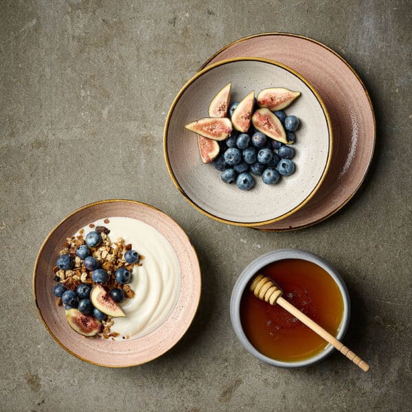 Stonecast Raw 15 oz. Grey Evolve Coupe Bowl