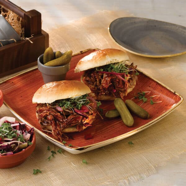 Stonecast 10-1/2" Spiced Orange Deep Plate