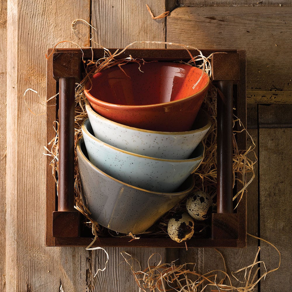Stonecast 12 oz. Peppercorn Grey Round Zest Bowl