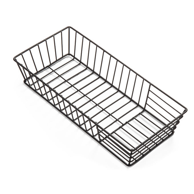 Nestable Rectangular Basket, 13"L x 6"W x 2.5"H