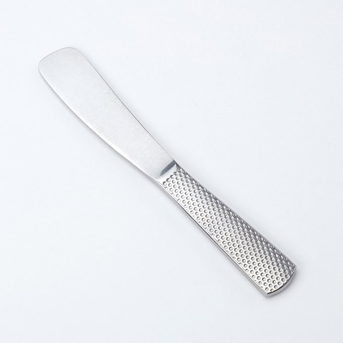 6"L Vintage Butter Spreader, Hammered Stainless Steel