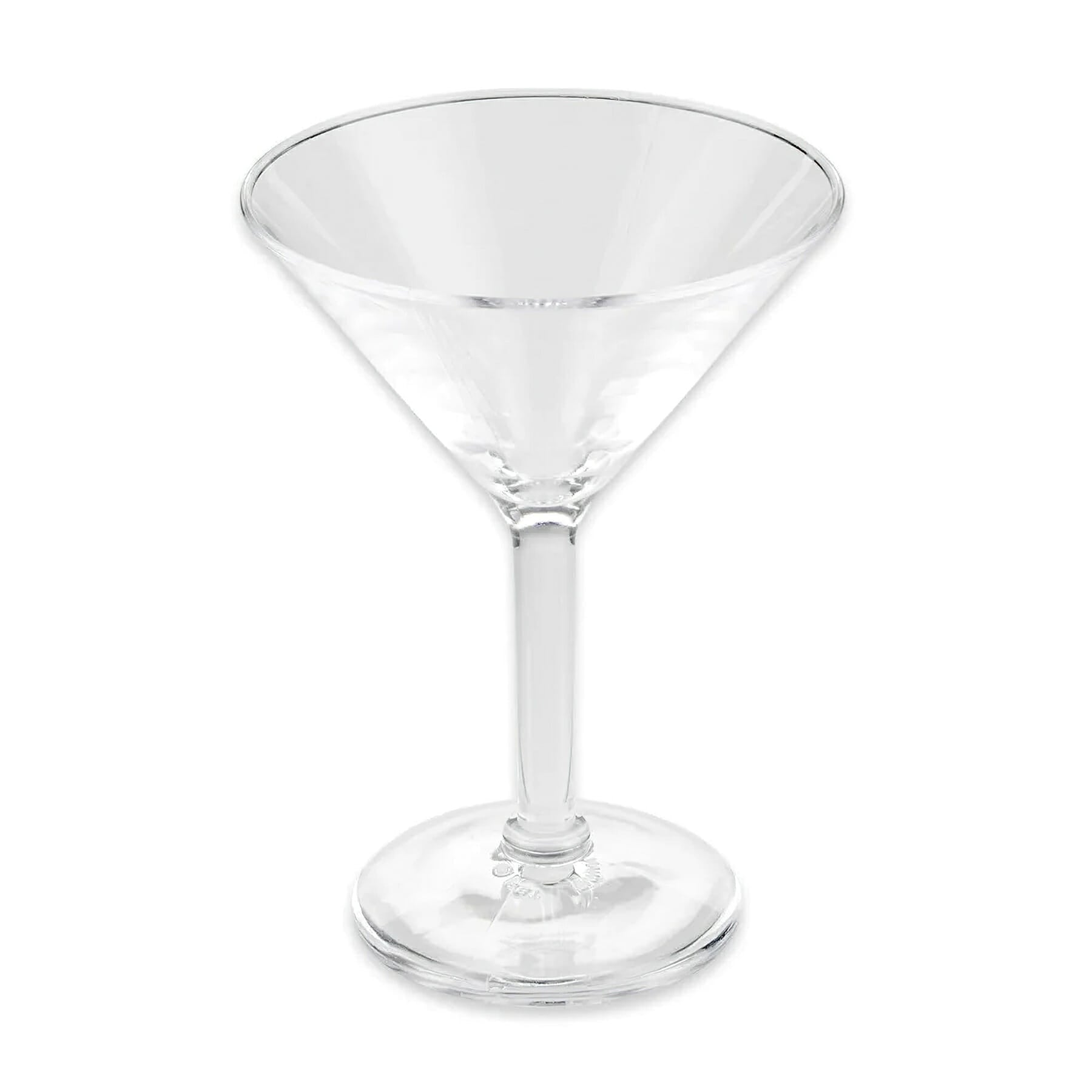 6 oz. Clear Plastic Martini Glass