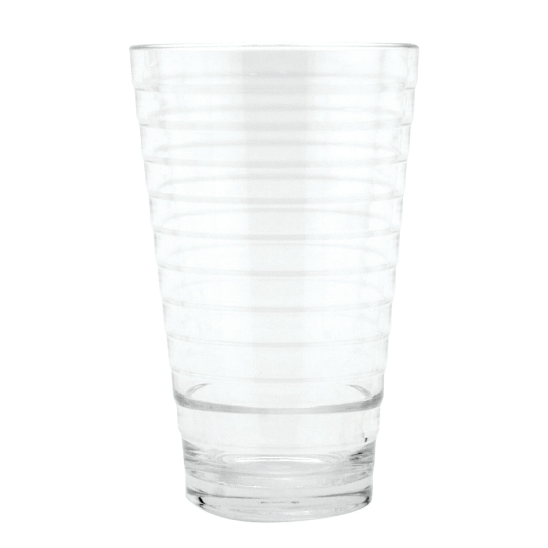 Cirq™ 16 oz. Stackable Plastic Pint Glass, Clear