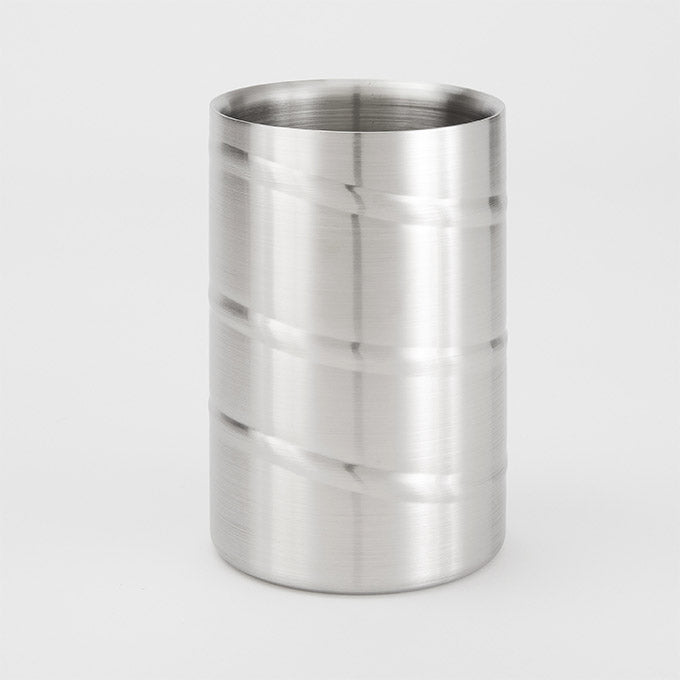 4-1/2"D x 7-1/4"H Swirl Embossed Double Wall Wine Chiller