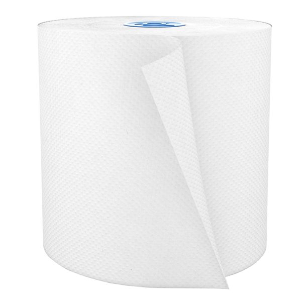8" x 350' White Hand Roll Towels 12-Count