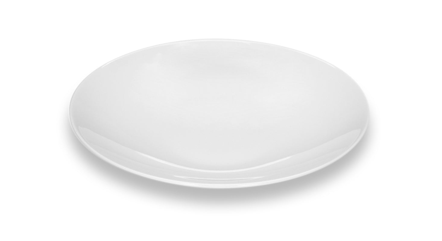 Options Deep Coupe Plate 9.40", White