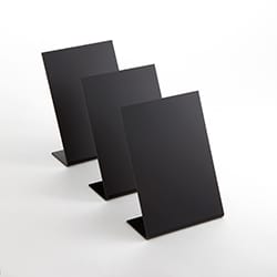 4-1/8"L x 1-3/4"W x 5-7/8"H Chalkboard