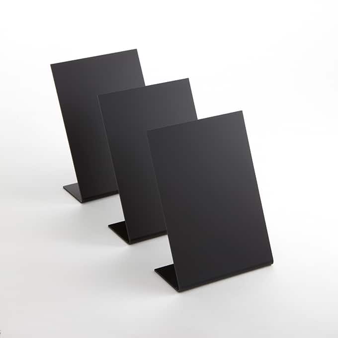 2-7/8"L x 1-3/8"W x 4-1/8"H Chalkboard