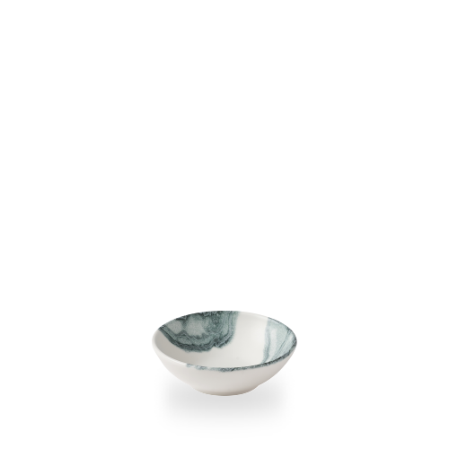 Shallow Bowl, 5.25", 9 oz., Eco glaze finish, Inked Tide