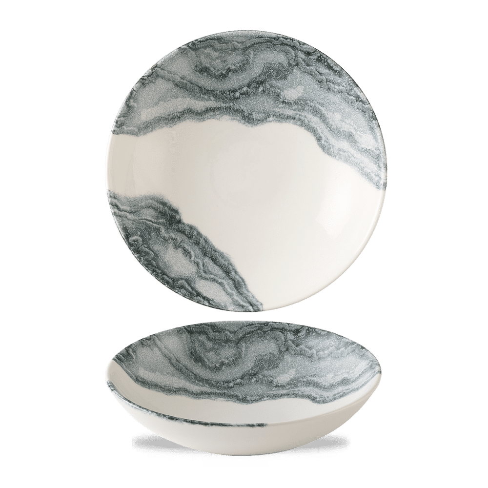 Black Coupe Bowl, 7.25", Tide