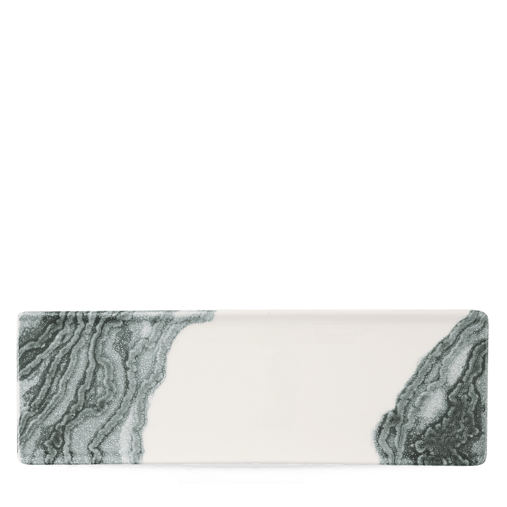 Black Oblong Plate, 13