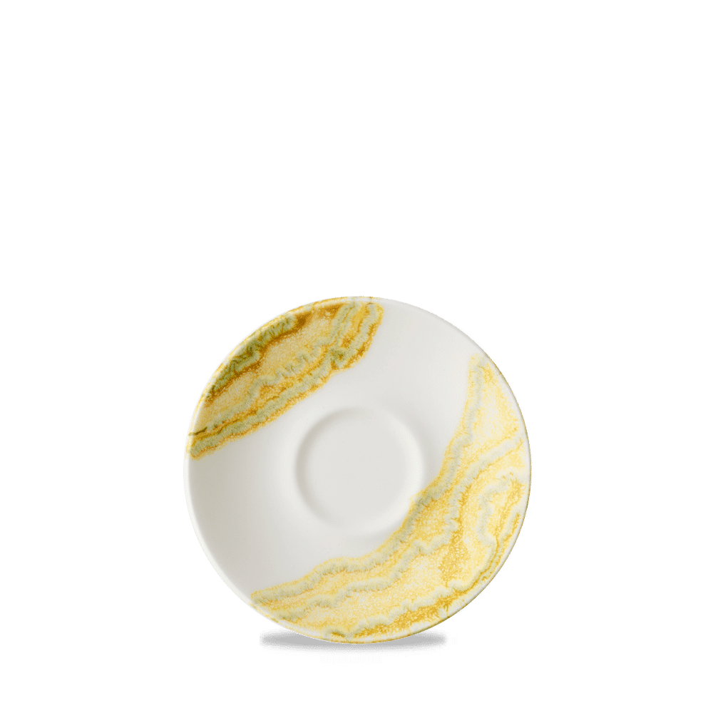 Tide Gold Espresso Saucer, 4.5"