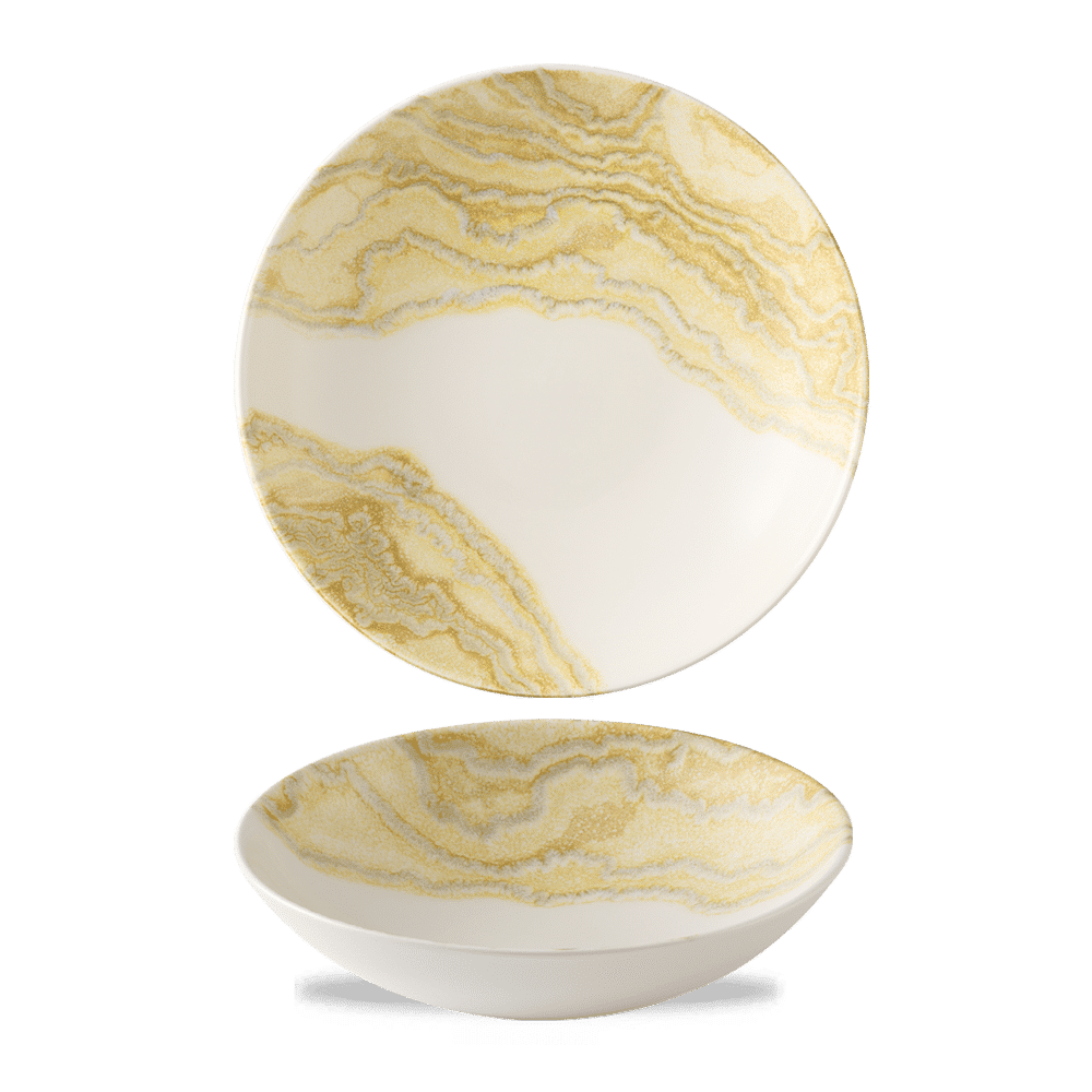 Gold Coupe Bowl, 7.25", Tide