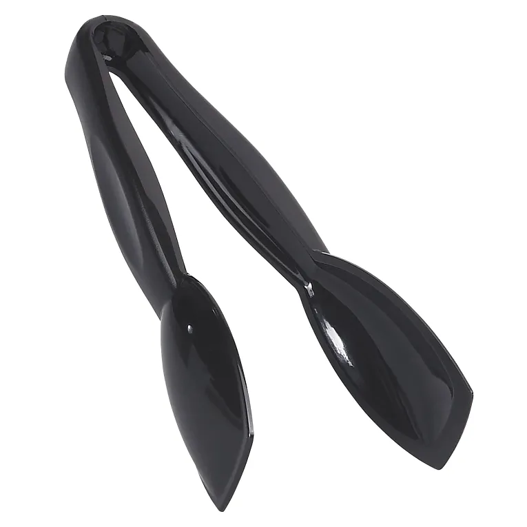 Lugano® Tongs, flat grip surface, 9", black
