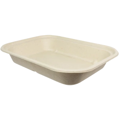 10 x 7.5 x 1.5" 36 oz Fiber Container