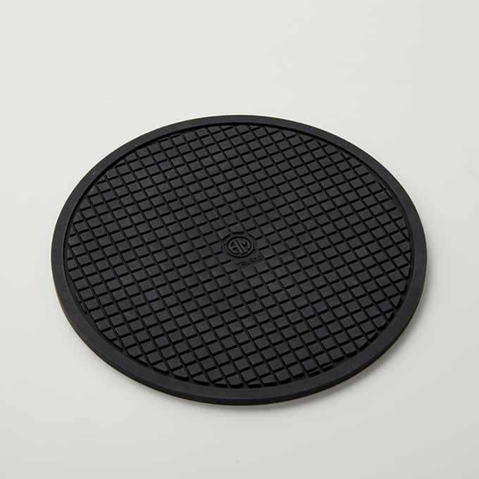 10" Round Silicone Trivet, Black