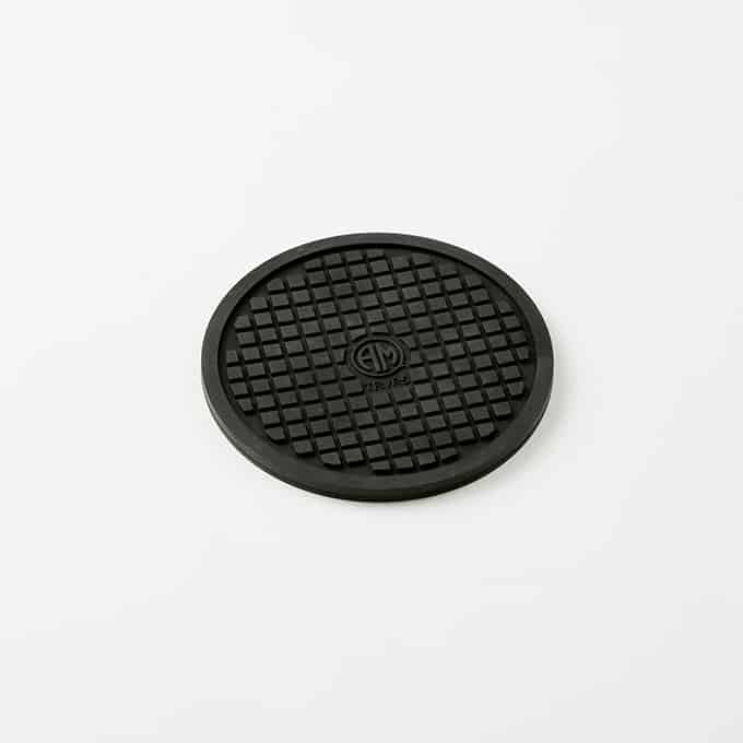 5" Round Silicone Trivet, Black