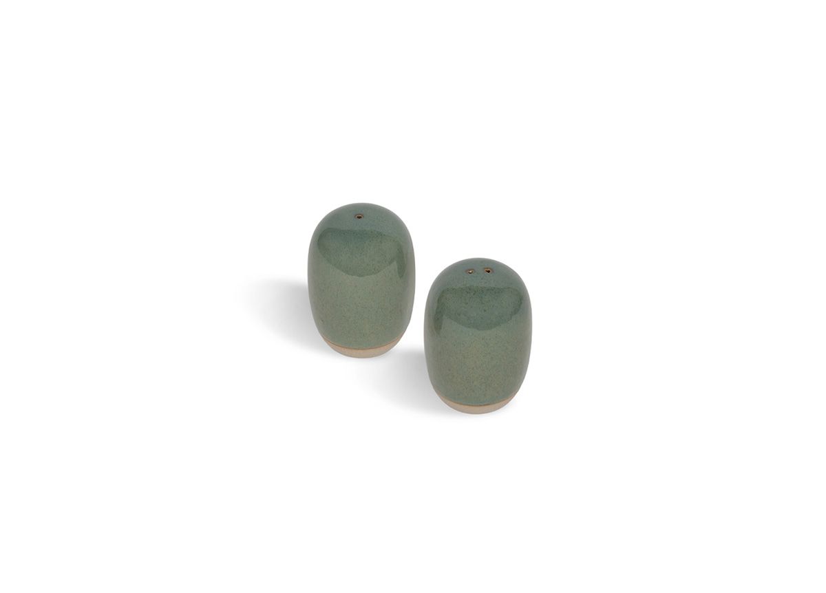 Artefact 2” Moss Salt & Pepper Shaker Set