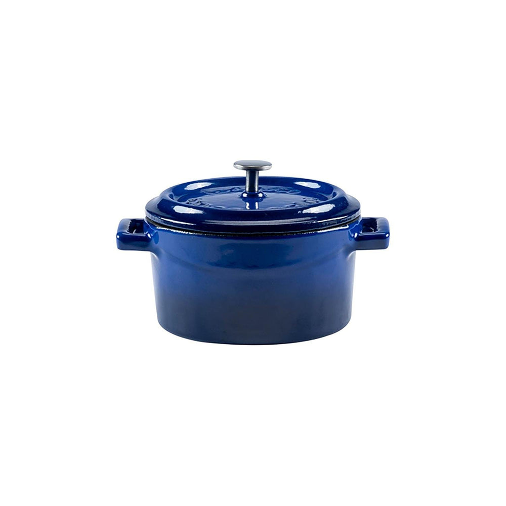 13 oz. Blue Cast Iron Dutch Oven