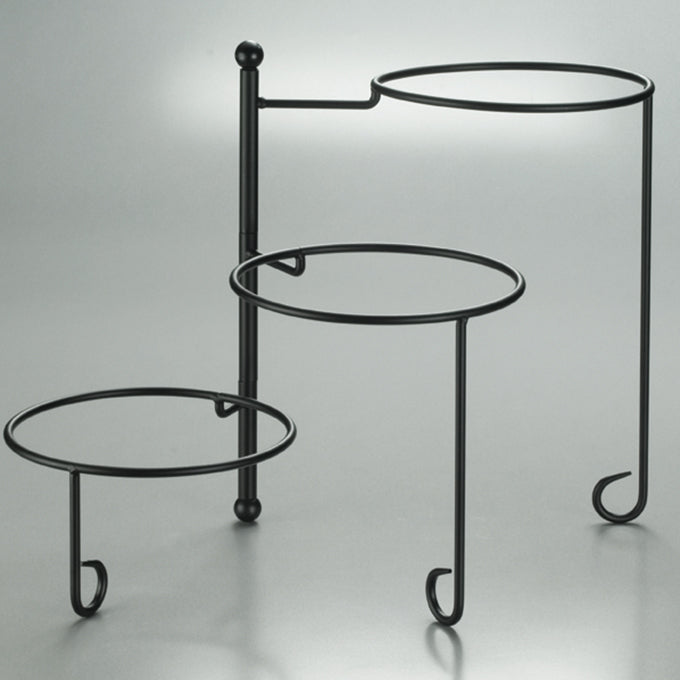 Ironworks™ Three-Tier Staggered Wrought Iron Display Stand