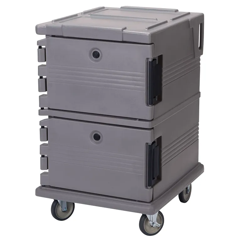 Ultra Camcart® Granite Gray Insulated Food Pan Carrier, Front-Loading, Holds 16 Pans
