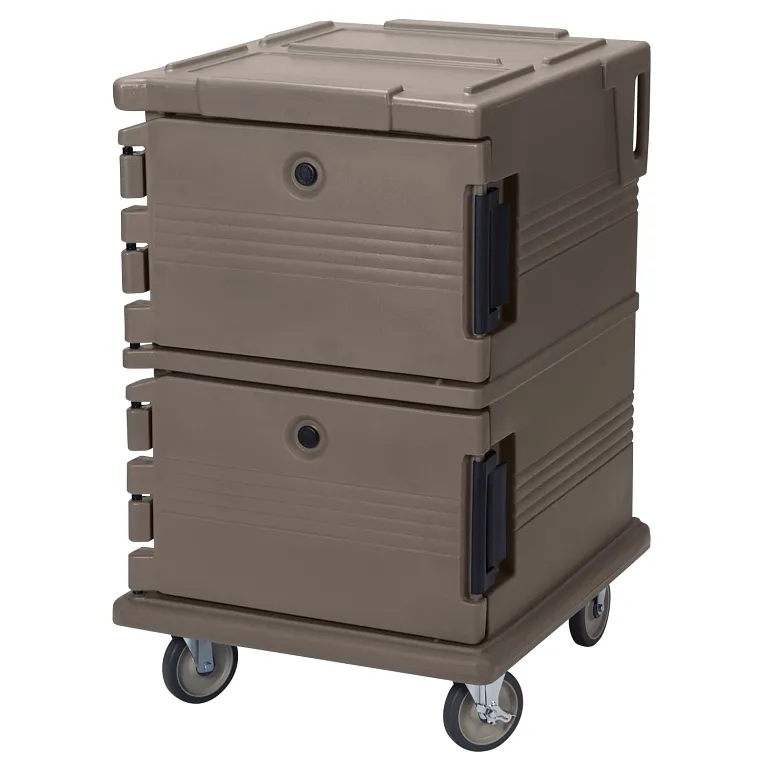 Ultra Camcart® Granite Sand Insulated Food Pan Carrier, Front-Loading, Holds 16 Pans