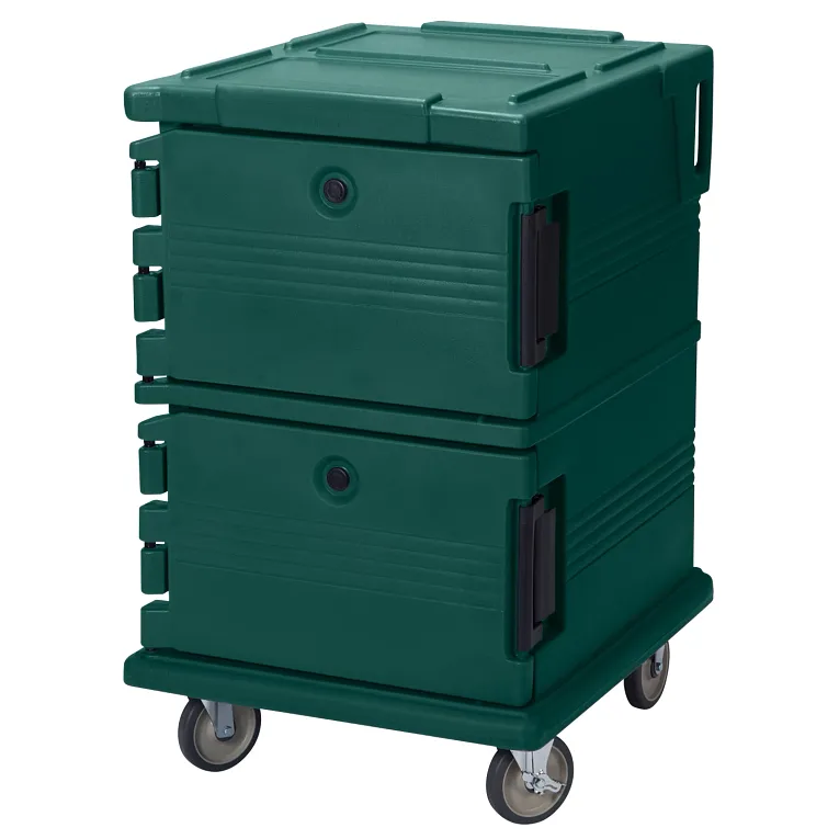 Ultra Camcart® Green Insulated Food Pan Carrier, Front-Loading, Holds 16 Pans